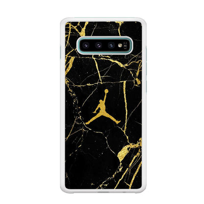 Air Jordan Golden Root Marble Samsung Galaxy S10 Plus Case-Oxvistore