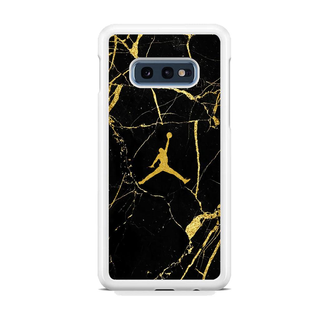 Air Jordan Golden Root Marble Samsung Galaxy S10E Case-Oxvistore