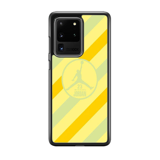Air Jordan Gradation of Light Samsung Galaxy S20 Ultra Case-Rubber Black (2D Case)-Oxvistore