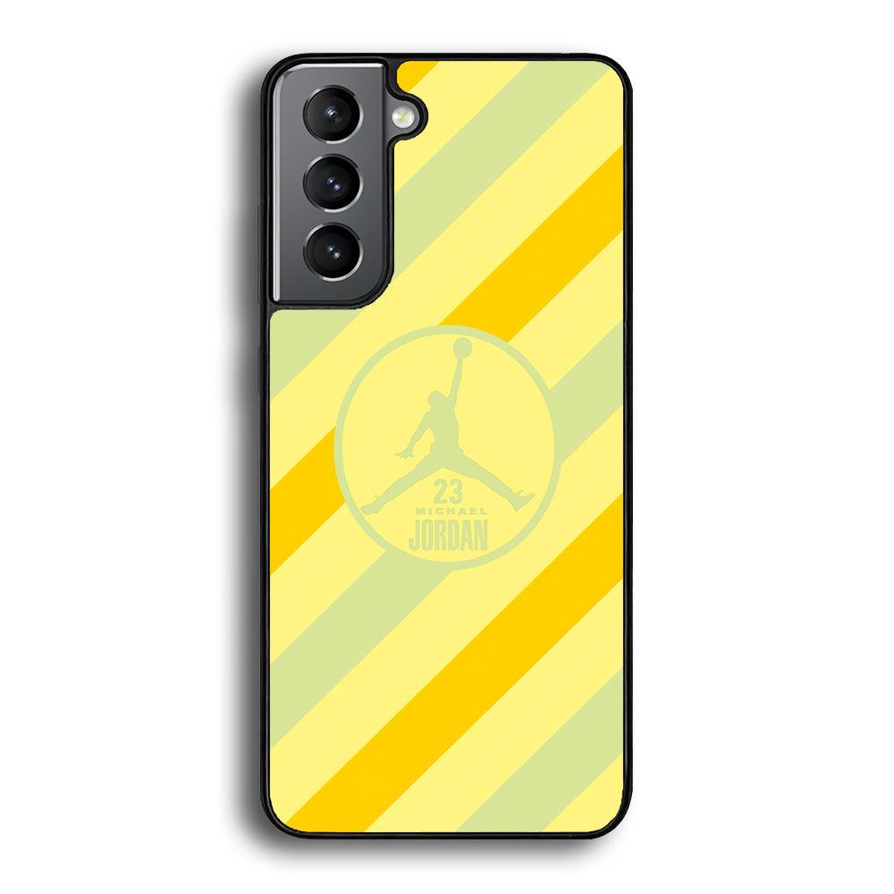 Air Jordan Gradation of Light Samsung Galaxy S23 Plus Case-Rubber Black (2D Case)-Oxvistore