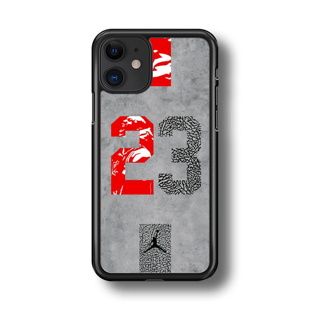 Air Jordan Great iPhone 11 Case-Rubber Black (2D Case)-Oxvistore