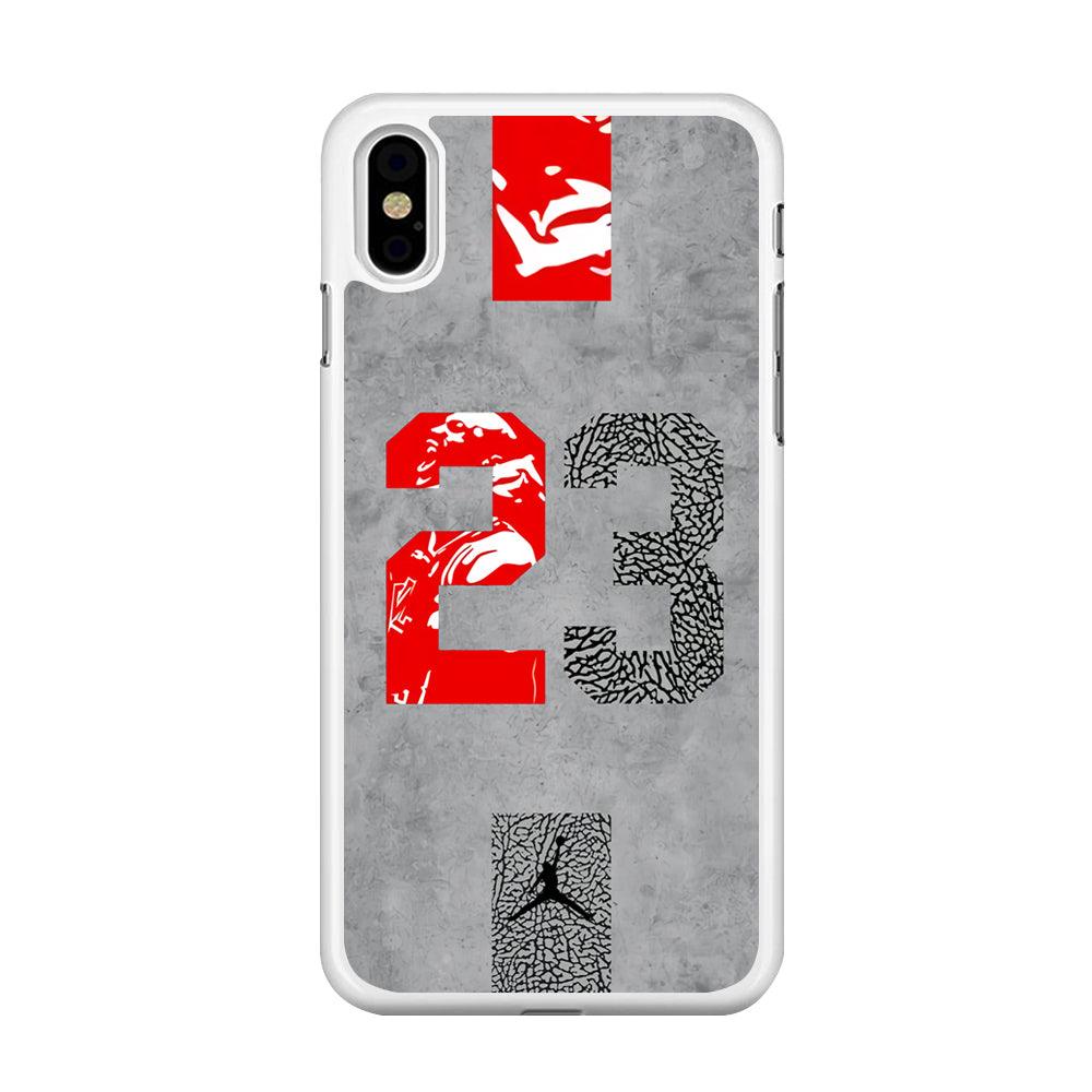 Air Jordan Great 23 iPhone XS Case-Oxvistore