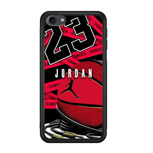 Air Jordan Hopefulness Ball iPod Touch 6 Case-Rubber Black (2D Case)-Oxvistore