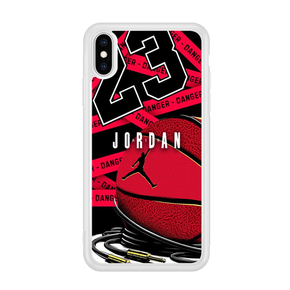 Air Jordan Hopefulness Ball iPhone X Case-Oxvistore