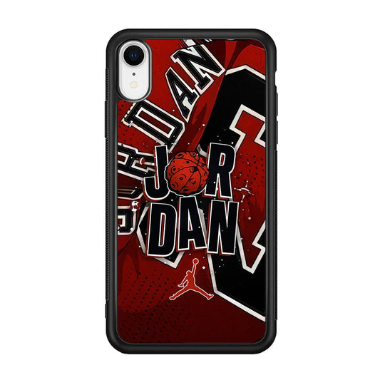 Air Jordan Infinite Inspiration iPhone XR Case-Rubber Black (2D Case)-Oxvistore