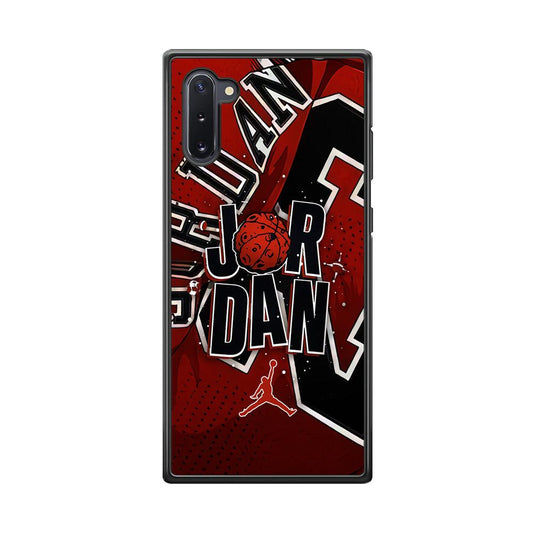 Air Jordan Infinite Inspiration Samsung Galaxy Note 10 Case-Rubber Black (2D Case)-Oxvistore