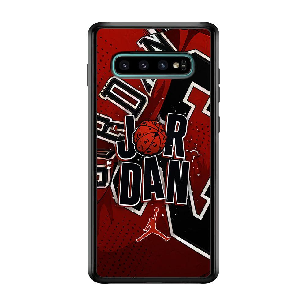 Air Jordan Infinite Inspiration Samsung Galaxy S10 Case-Rubber Black (2D Case)-Oxvistore