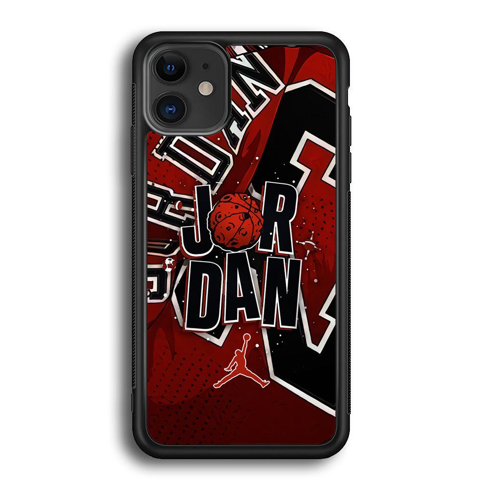Air Jordan Infinite Inspiration iPhone 11 Case-Rubber Black (2D Case)-Oxvistore