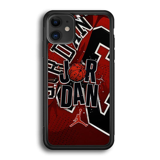 Air Jordan Infinite Inspiration iPhone 11 Case-Rubber Black (2D Case)-Oxvistore