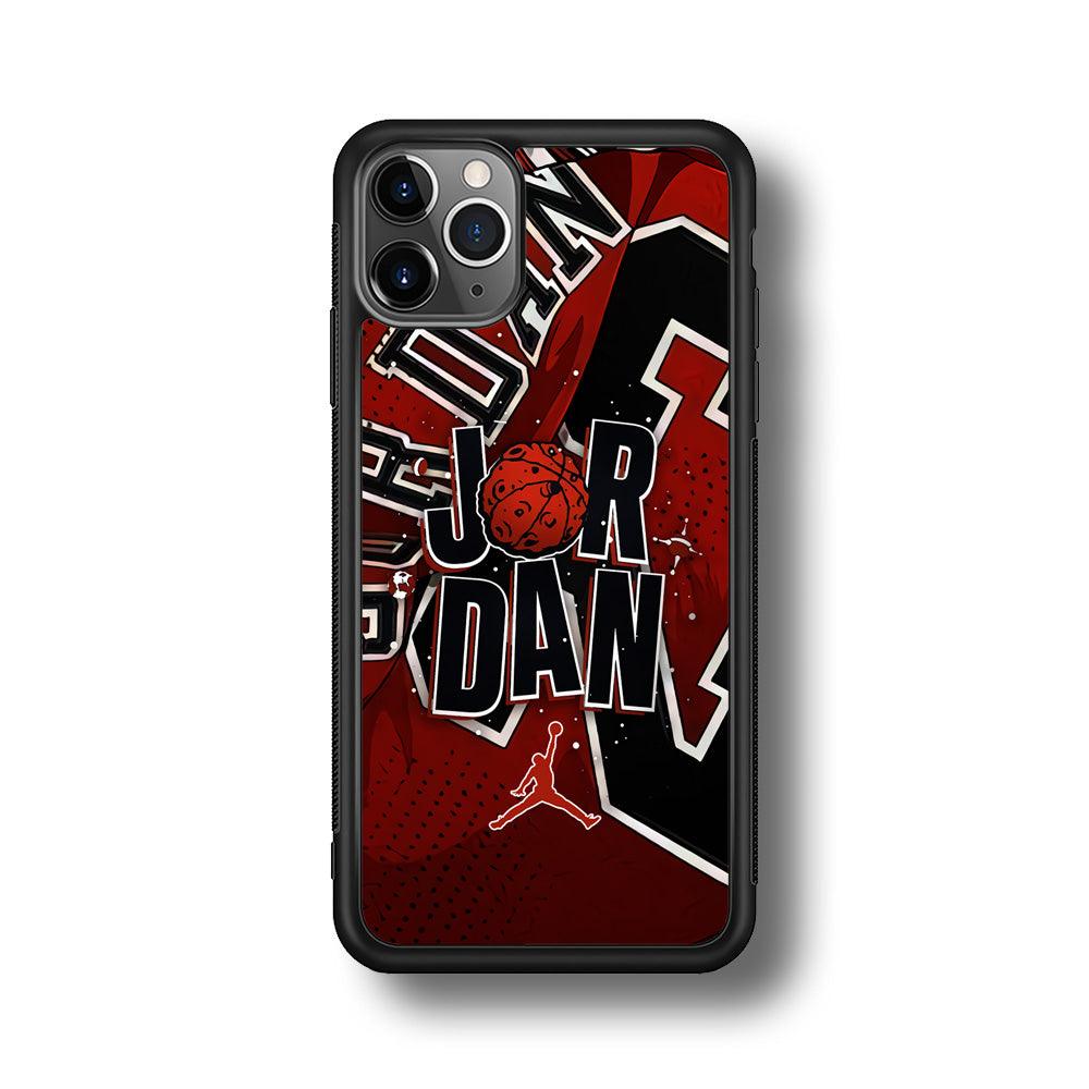 Air Jordan Infinite Inspiration iPhone 11 Pro Max Case-Rubber Black (2D Case)-Oxvistore