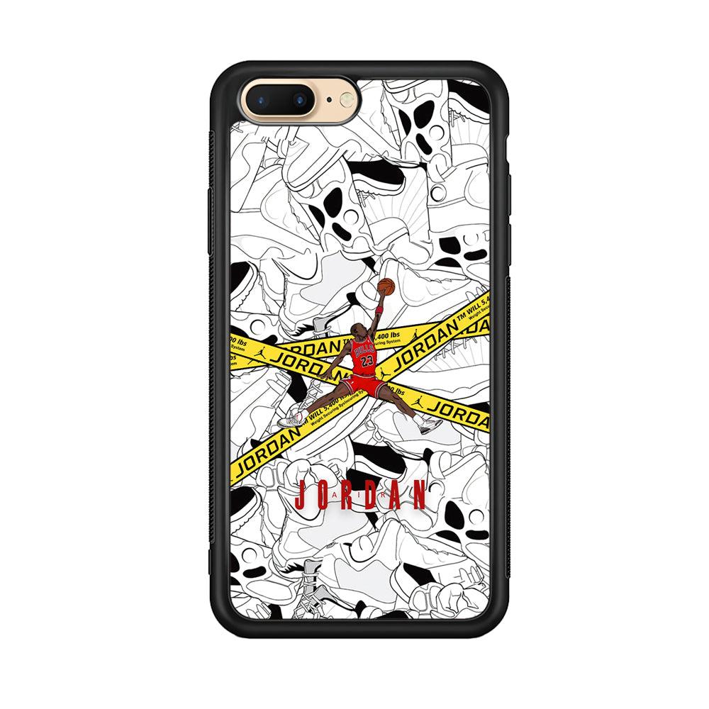 Air Jordan Jump and Fly iPhone 8 plus Case-Oxvistore