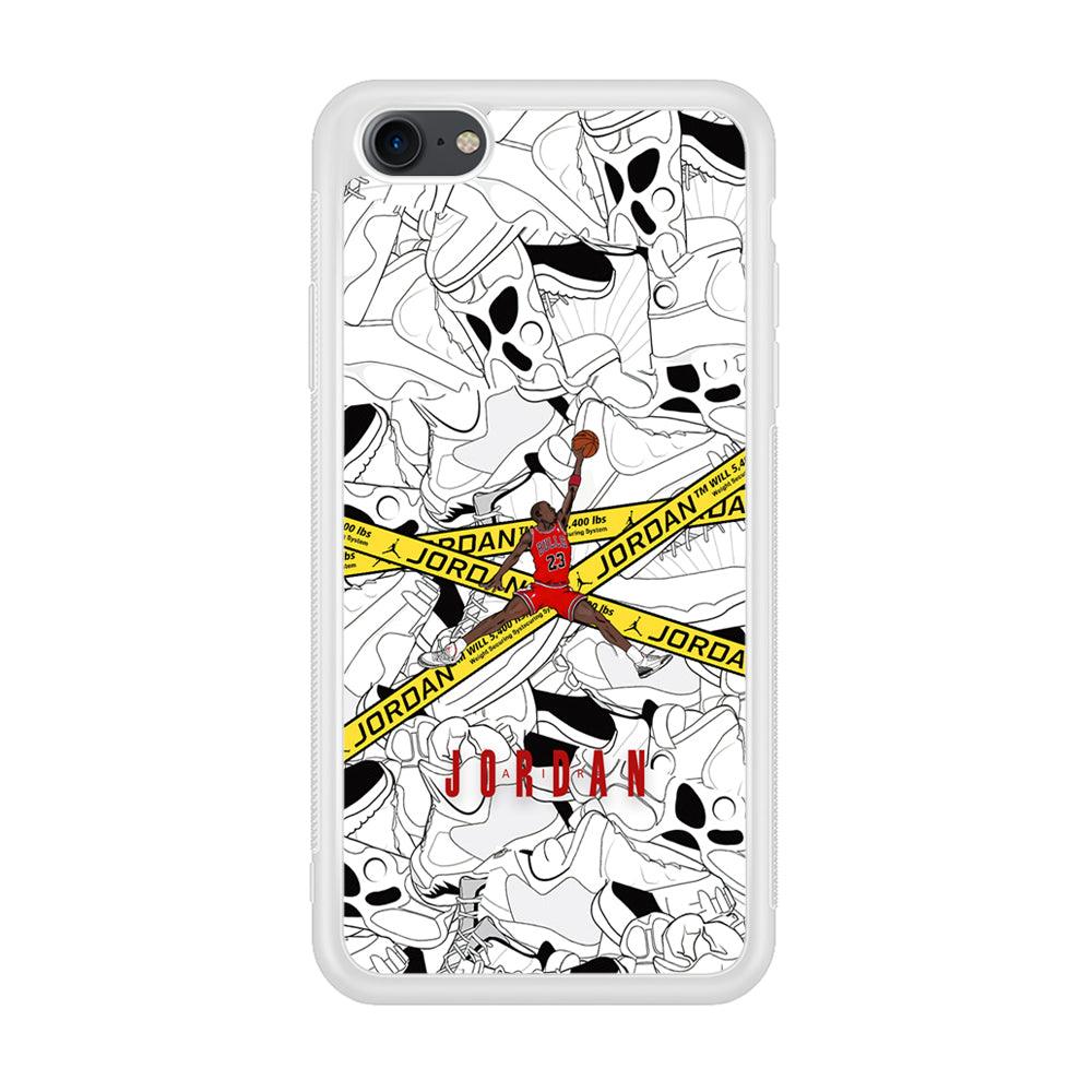 Air Jordan Jump and Fly iPhone 8 Case-Oxvistore