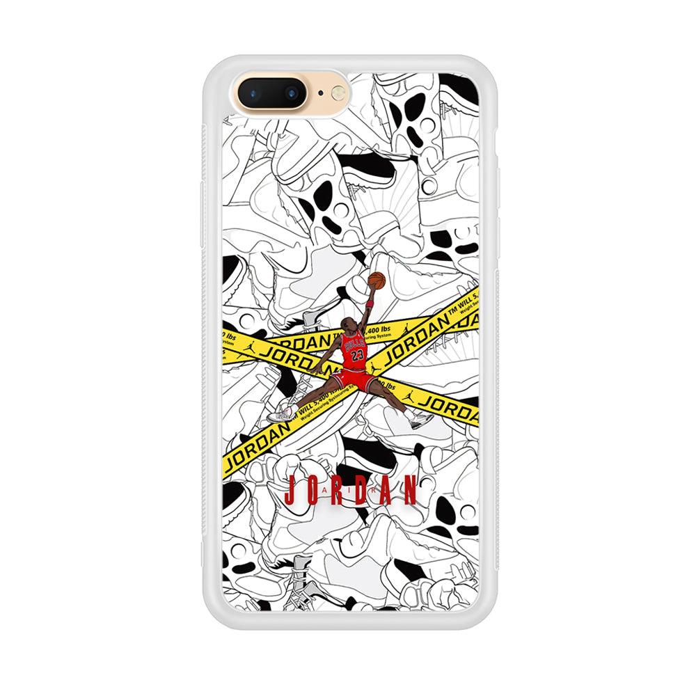 Air Jordan Jump and Fly iPhone 8 plus Case-Oxvistore