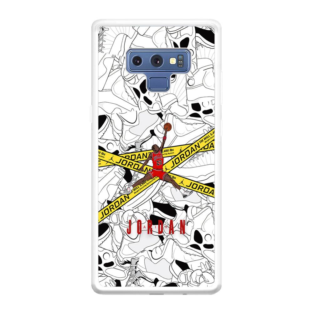 Air Jordan Jump and Fly Samsung Galaxy Note 9 Case-Oxvistore