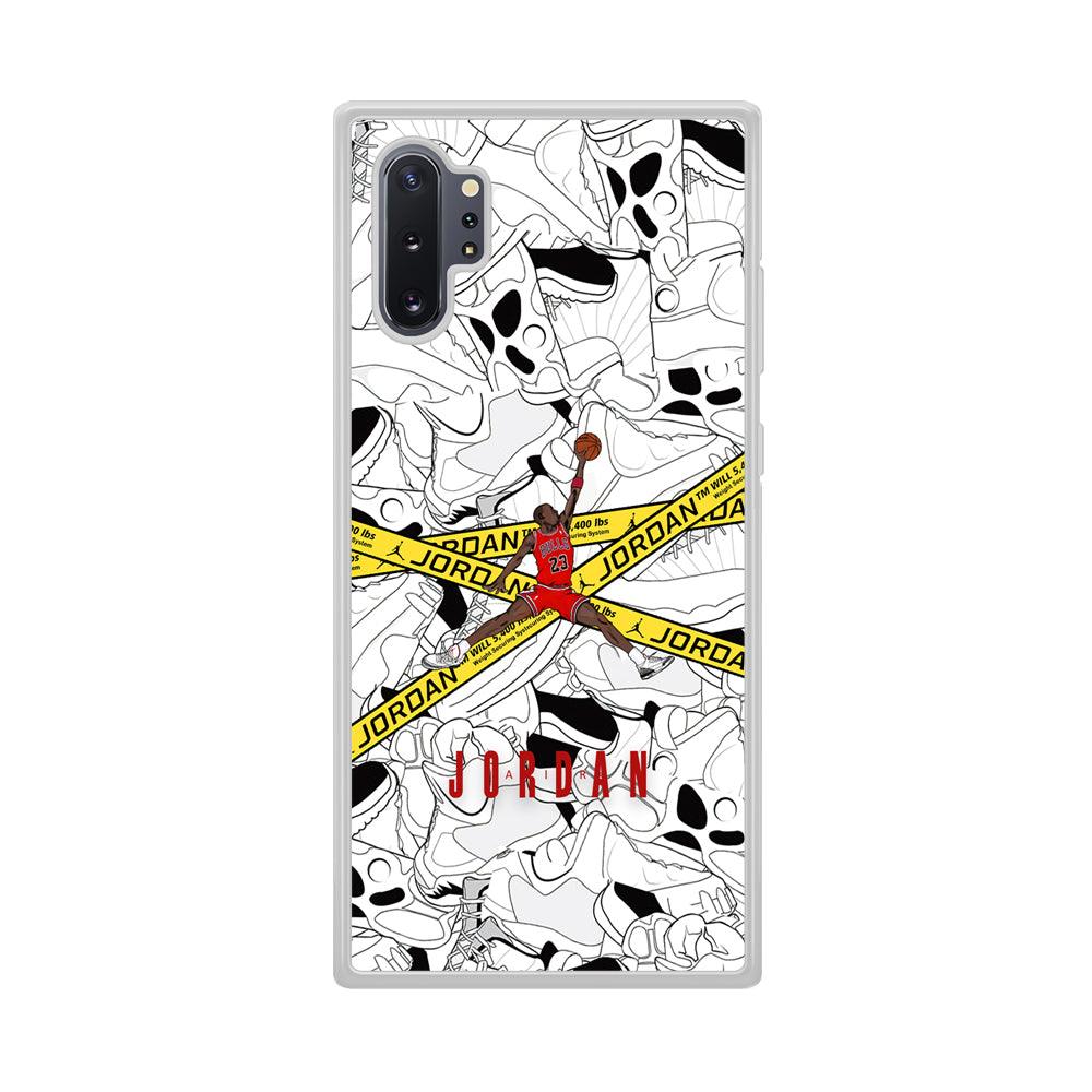 Air Jordan Jump and Fly Samsung Galaxy Note 10 Plus Case-Oxvistore