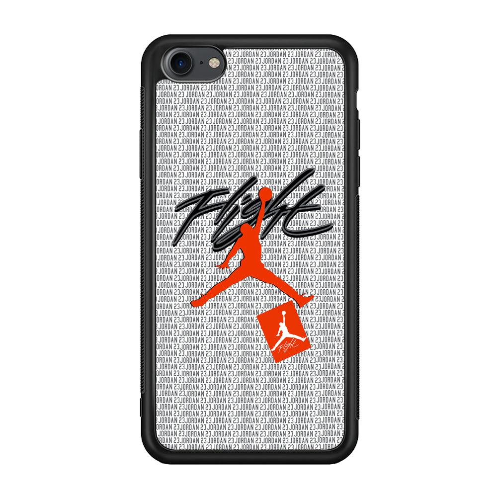 Air Jordan Keep The Flight iPhone 7 Case-Rubber Black (2D Case)-Oxvistore