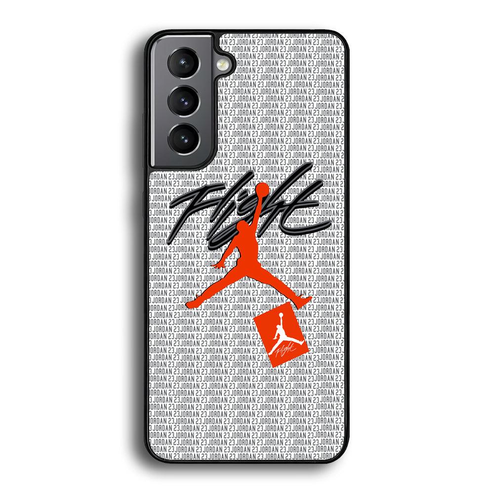 Air Jordan Keep The Flight Samsung Galaxy S24 Case-Rubber Black (2D Case)-Oxvistore