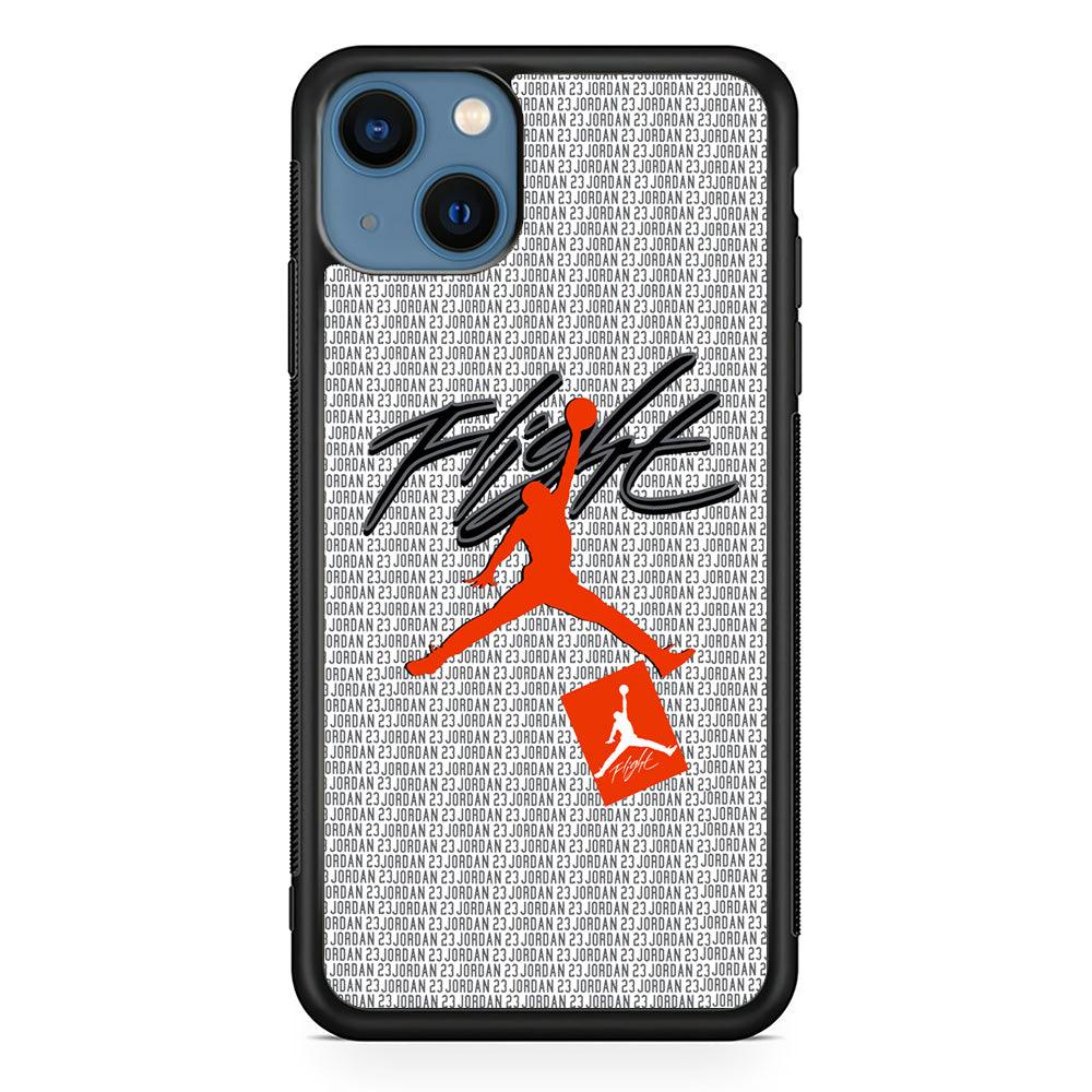 Air Jordan Keep The Flight iPhone 14 Case-Rubber Black (2D Case)-Oxvistore
