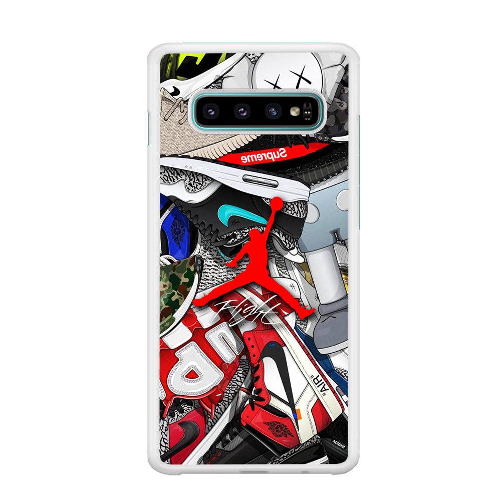 Air Jordan Leader of Layer Samsung Galaxy S10 Plus Case-Oxvistore