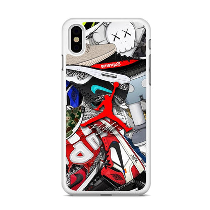 Air Jordan Leader of Layer iPhone X Case-Oxvistore