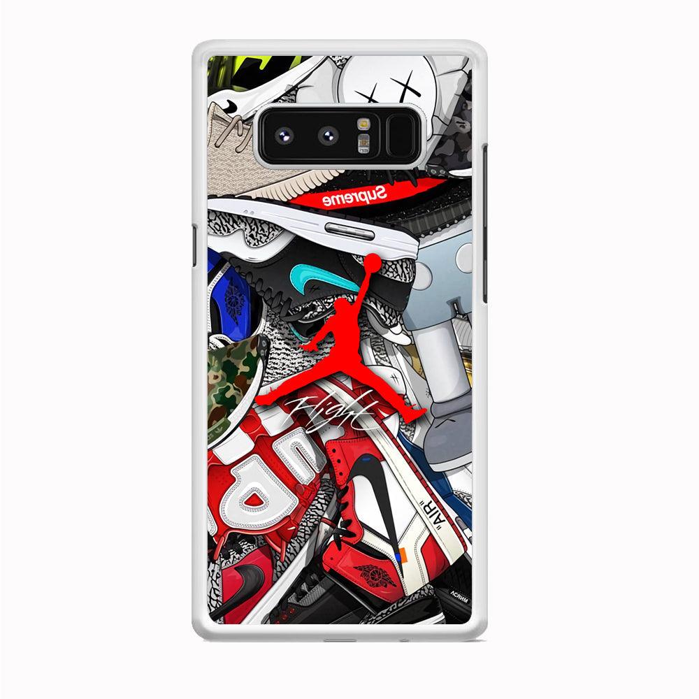 Air Jordan Leader of Layer Samsung Galaxy Note 8 Case-Oxvistore