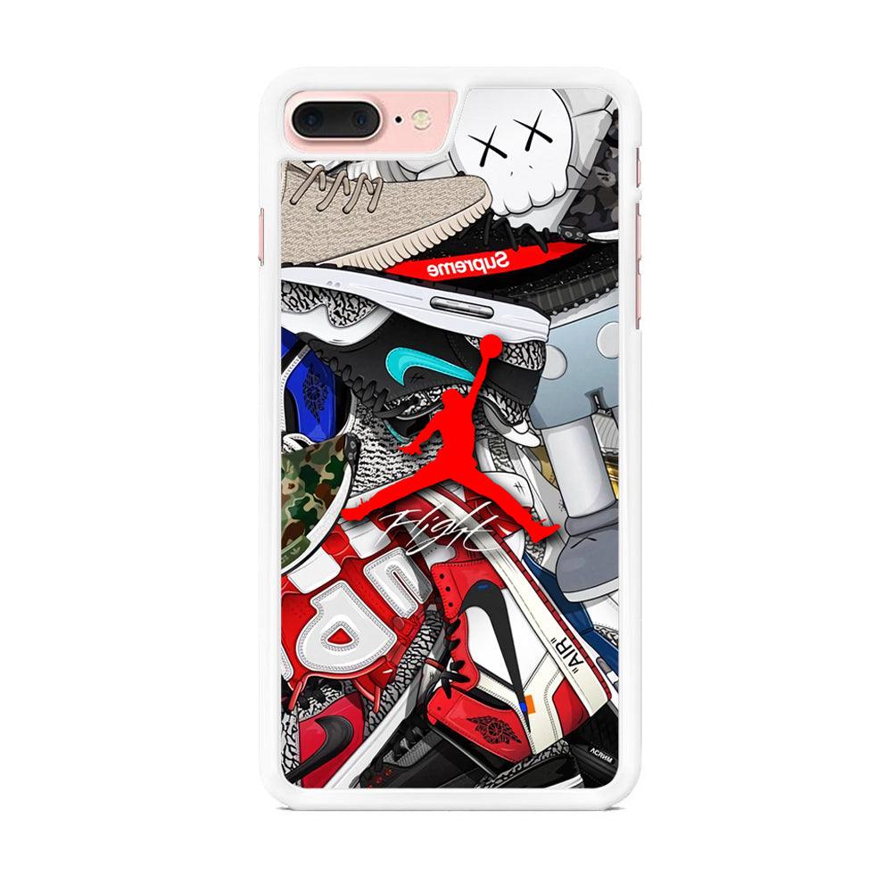 Air Jordan Leader of Layer iPhone 8 Plus Case-Oxvistore