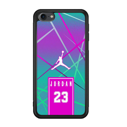 Air Jordan Light of The Year iPod Touch 6 Case-Rubber Black (2D Case)-Oxvistore