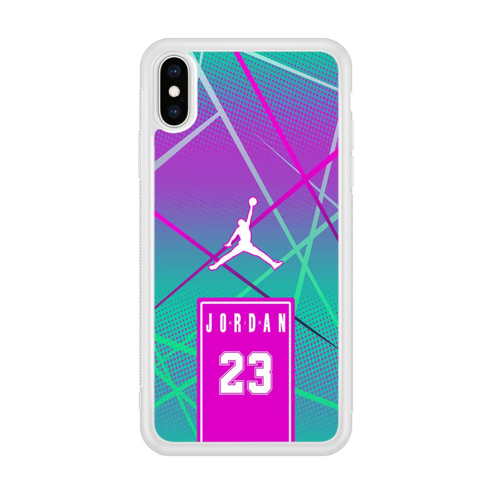 Air Jordan Light of The Year iPhone X Case-Oxvistore