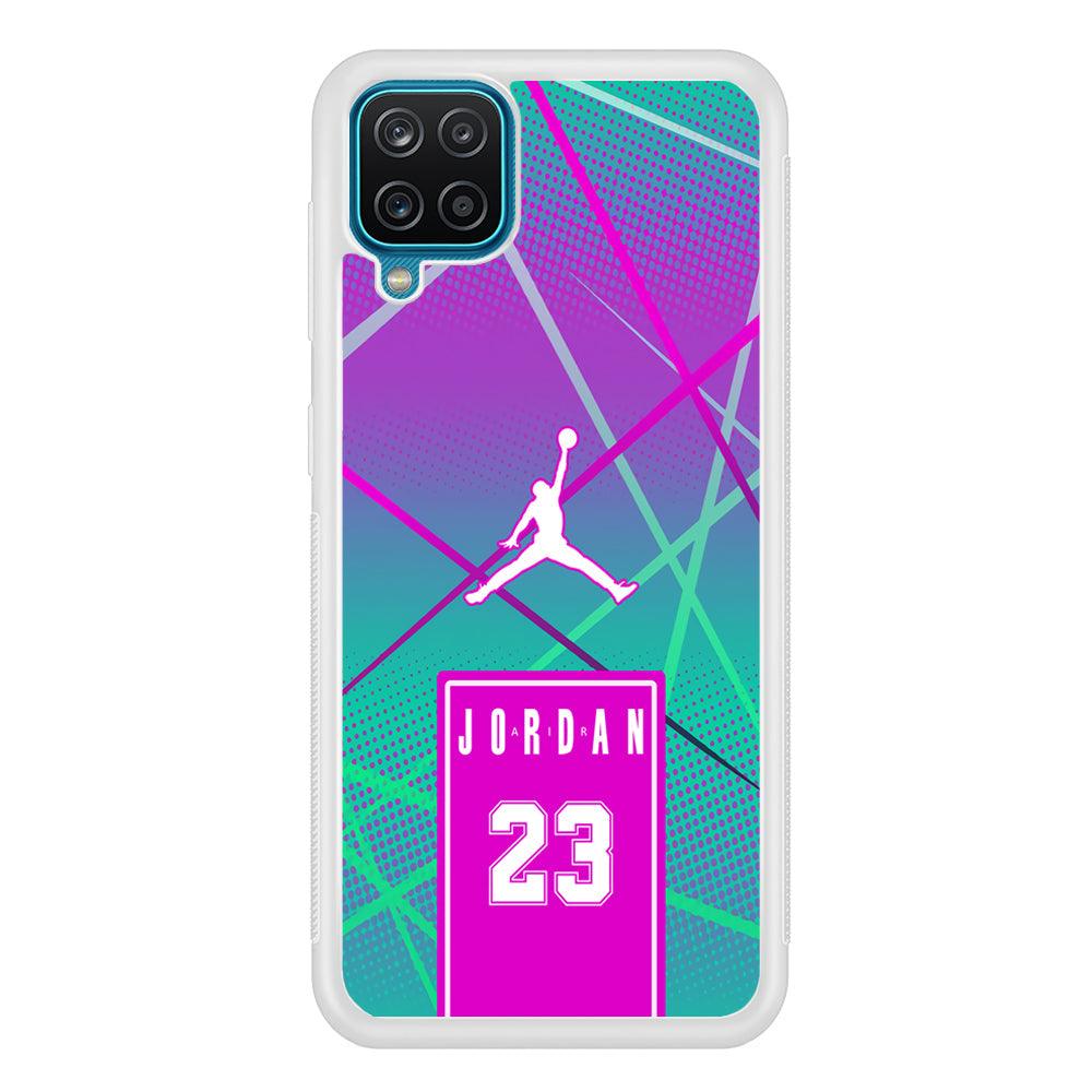 Air Jordan Light of The Year Samsung Galaxy A12 Case-Oxvistore