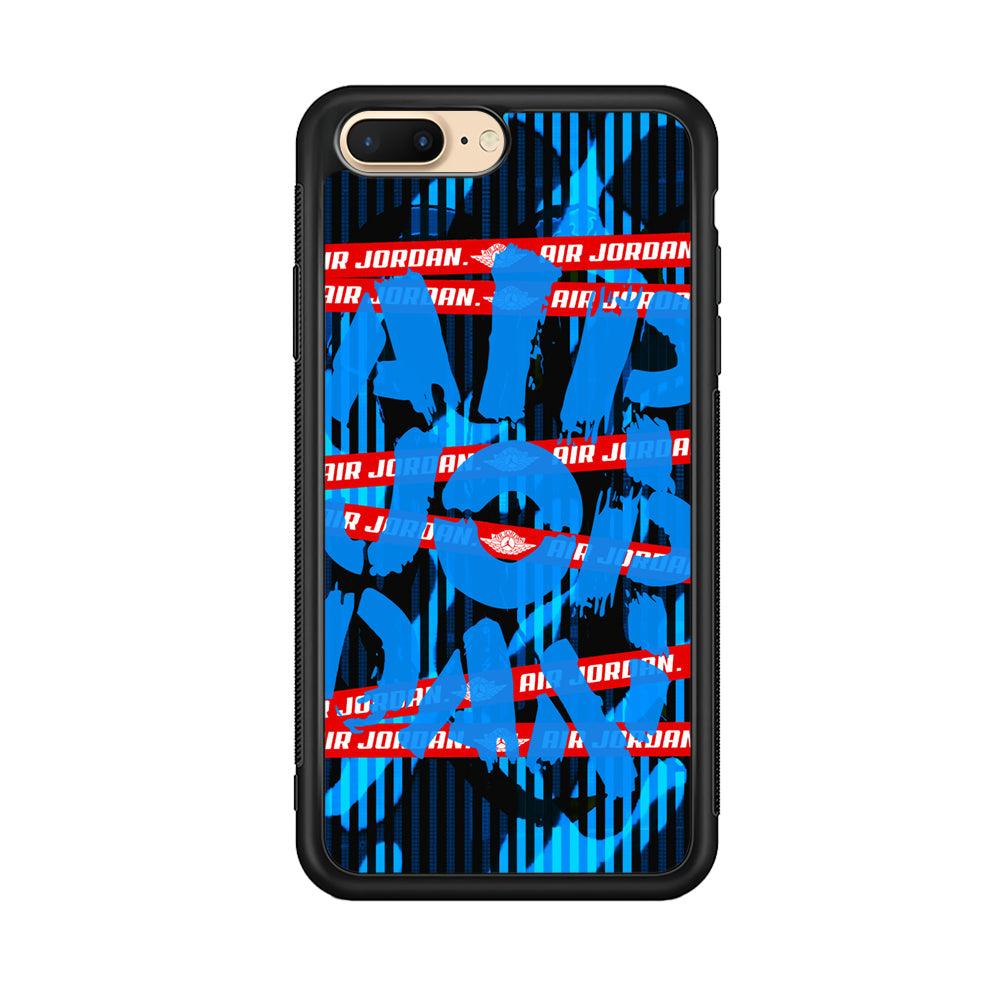 Air Jordan Line Under Water iPhone 8 plus Case-Oxvistore