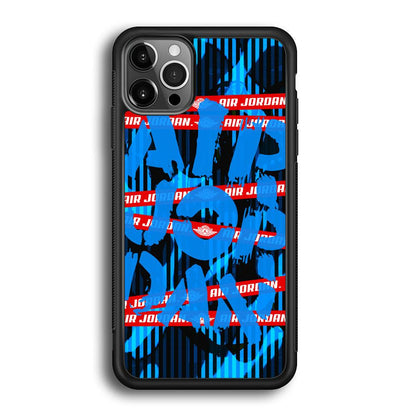 Air Jordan Line Under Water iPhone 12 Pro Max Case-Oxvistore