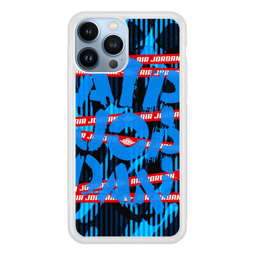 Air Jordan Line Under Water iPhone 15 Pro Case-Oxvistore