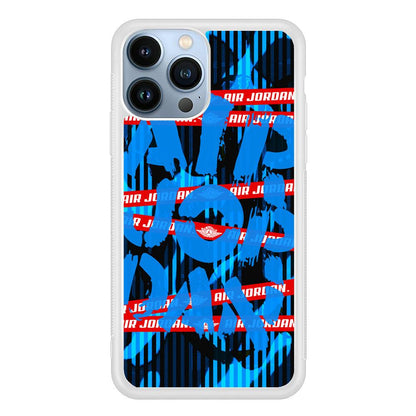 Air Jordan Line Under Water iPhone 14 Pro Case-Oxvistore