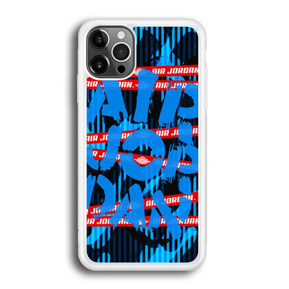 Air Jordan Line Under Water iPhone 12 Pro Max Case-Oxvistore