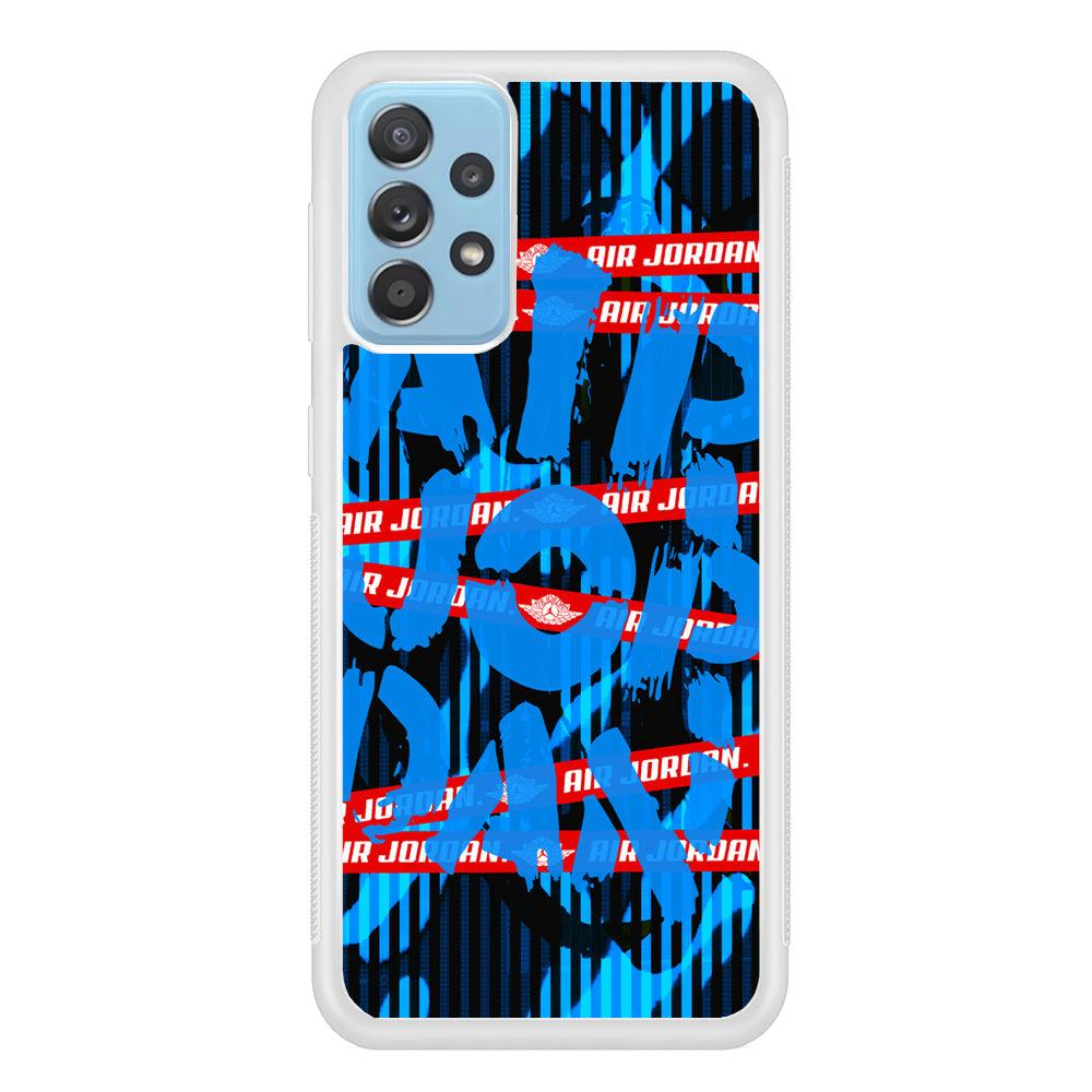 Air Jordan Line Under Water Samsung Galaxy A52 Case-Oxvistore