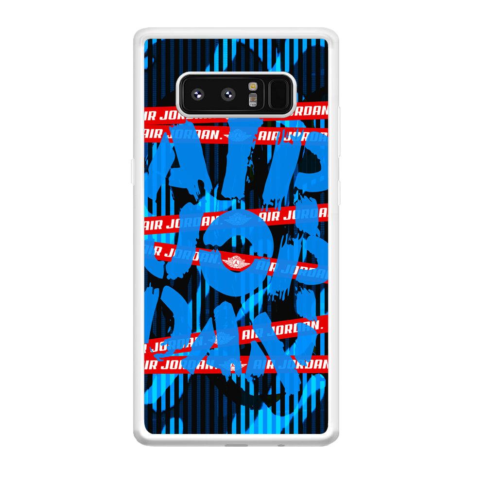 Air Jordan Line Under Water Samsung Galaxy Note 8 Case-Oxvistore