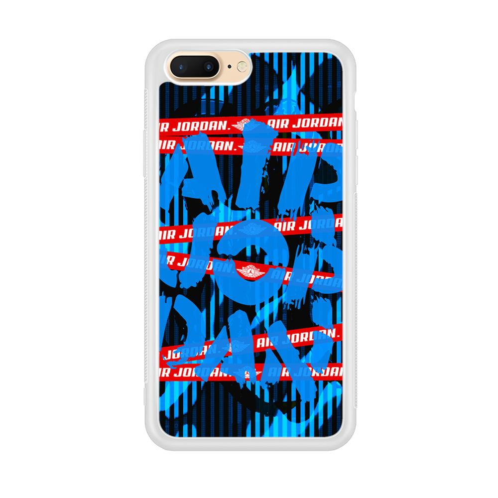 Air Jordan Line Under Water iPhone 8 plus Case-Oxvistore