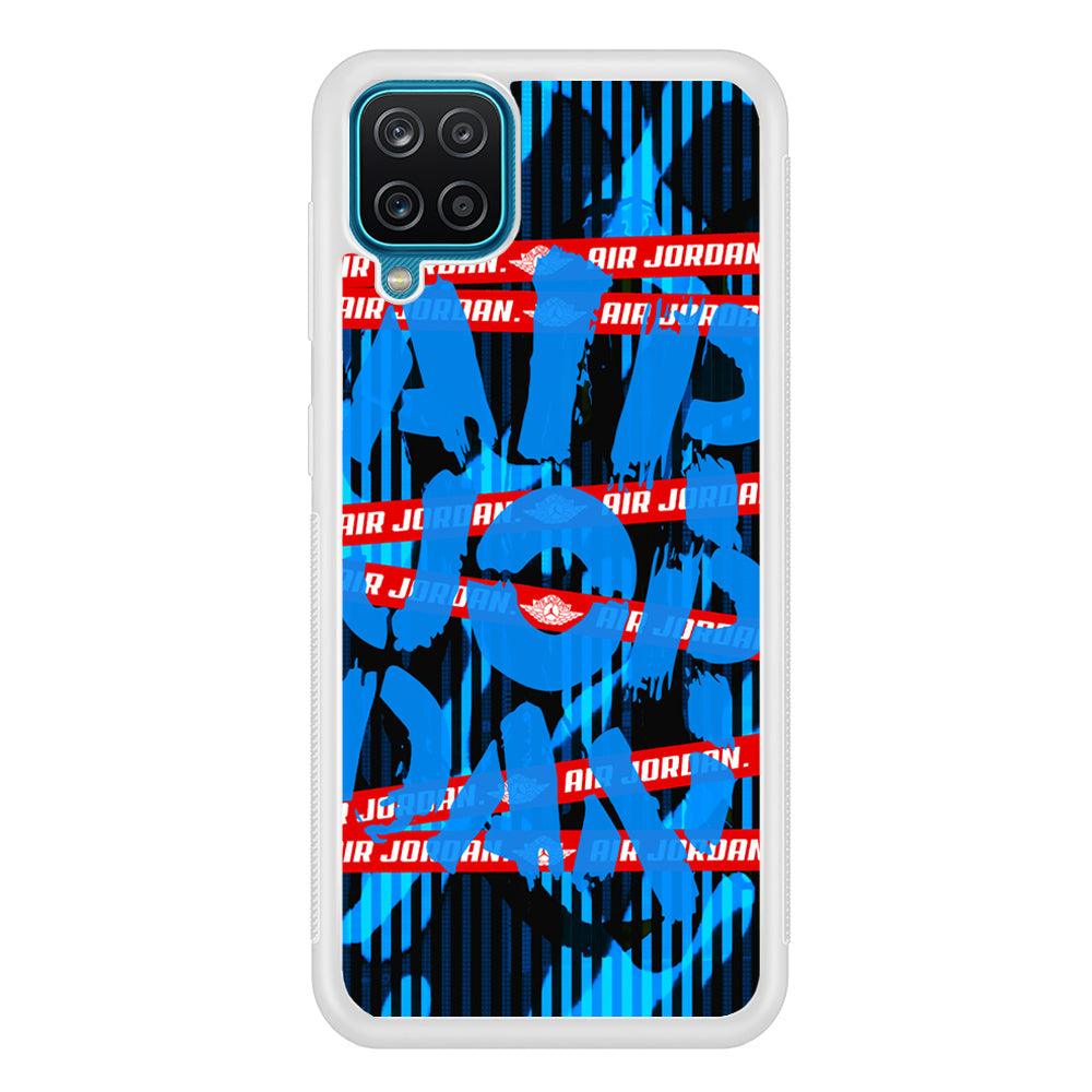 Air Jordan Line Under Water Samsung Galaxy A12 Case-Oxvistore