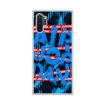 Air Jordan Line Under Water Samsung Galaxy Note 10 Plus Case-Oxvistore