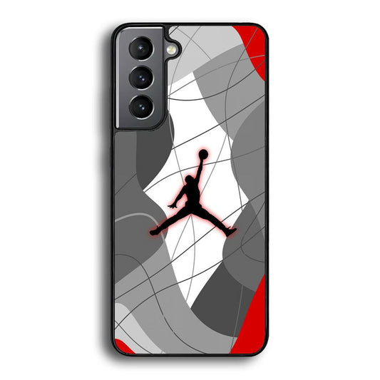 Air Jordan Line of Tradition Samsung Galaxy S22 Plus Case-Rubber Black (2D Case)-Oxvistore