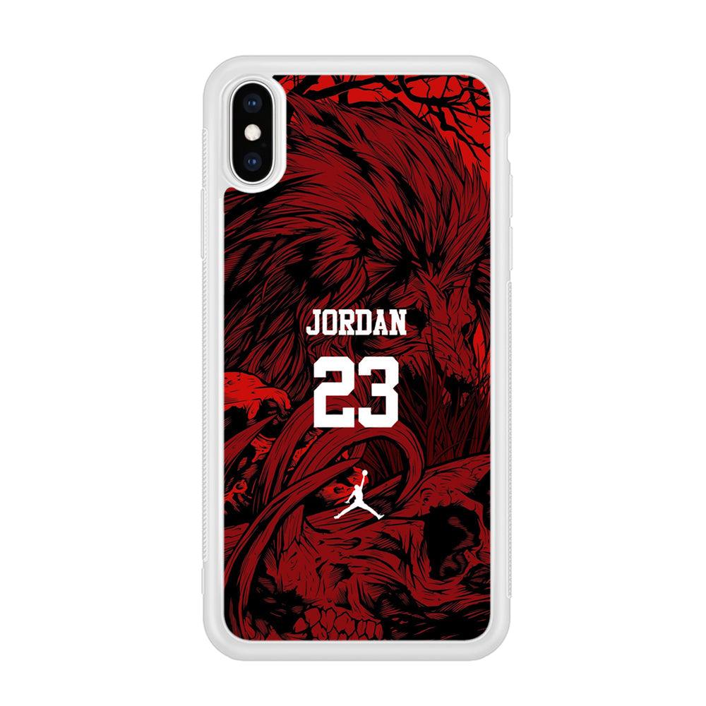 Air Jordan Lion Inside of Mind iPhone X Case-Oxvistore