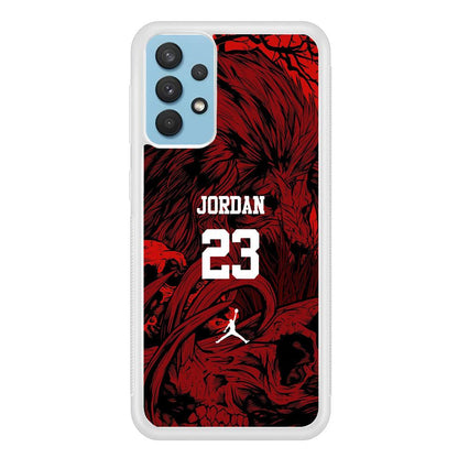 Air Jordan Lion Inside of Mind Samsung Galaxy A32 Case-Oxvistore