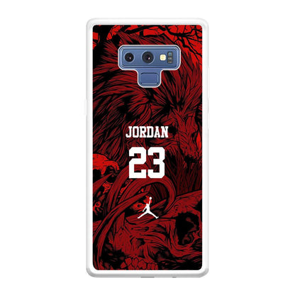 Air Jordan Lion Inside of Mind Samsung Galaxy Note 9 Case-Oxvistore