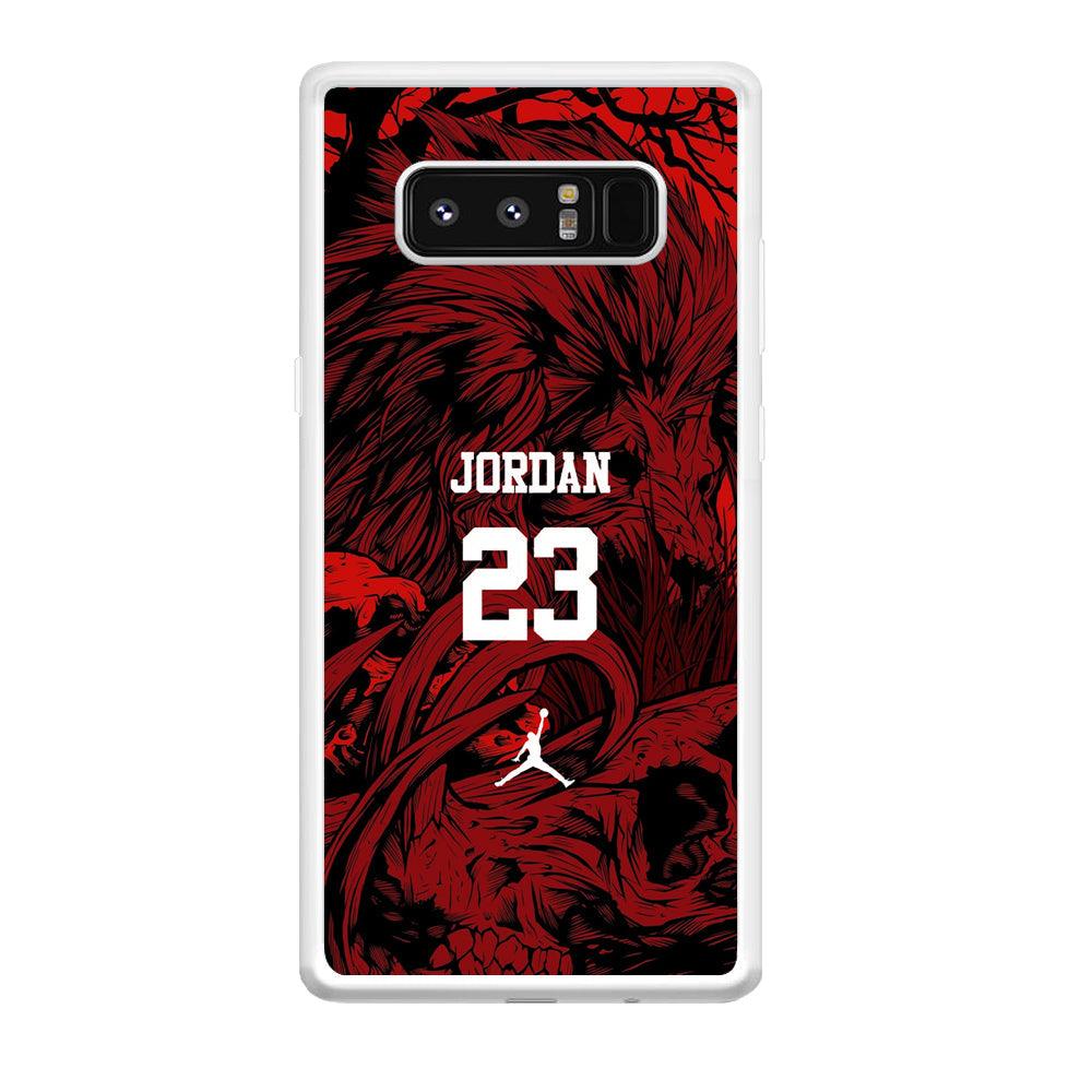 Air Jordan Lion Inside of Mind Samsung Galaxy Note 8 Case-Oxvistore