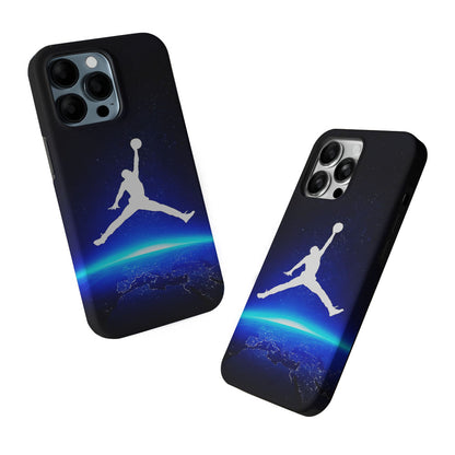 Air Jordan Logo Above Earth 2 in 1 Tough Phone Case