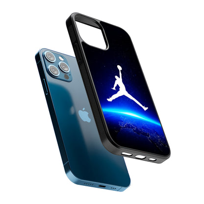 Air Jordan Logo Above Earth 2D Rubber Phone Case