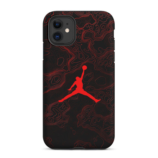 Air Jordan Logo Abstract Line 2 in 1 Tough Phone Case