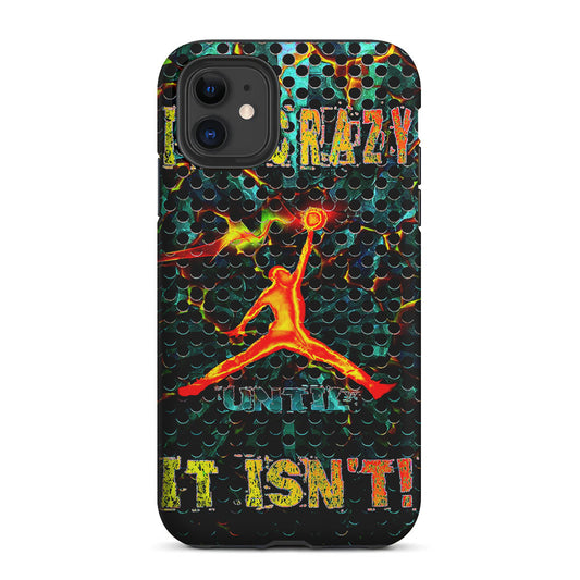 Air Jordan Logo It's Crazy 2 in 1 Tough Phone Case