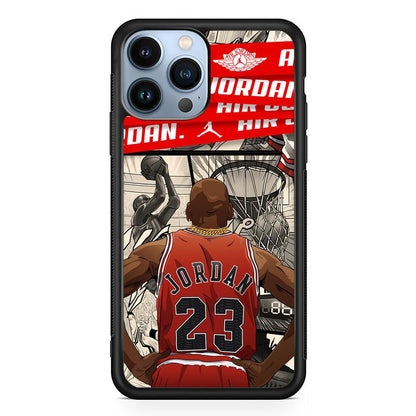 Air Jordan Looking at Victory iPhone 13 Pro Case-Oxvistore