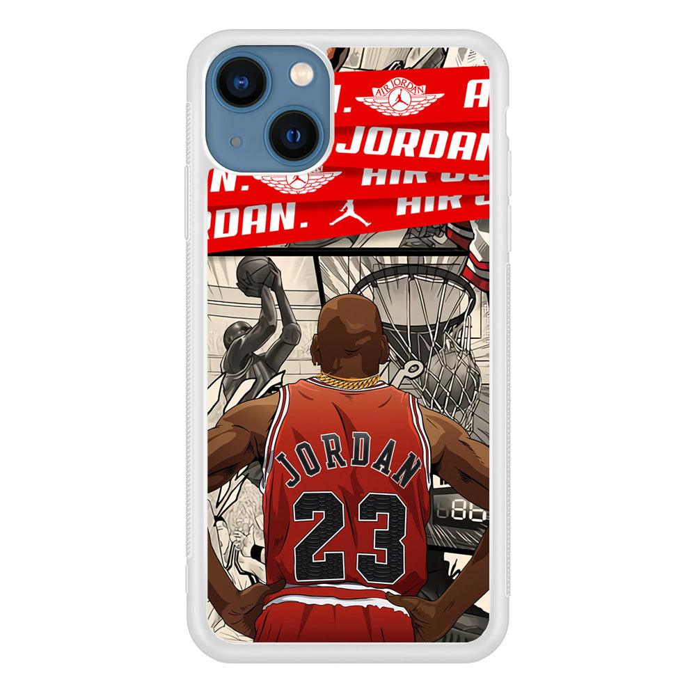 Air Jordan Looking at Victory iPhone 13 Case-Oxvistore